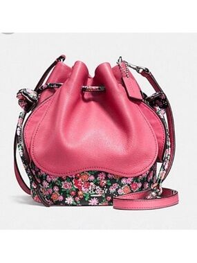 COACH PETAL Drawstring Bucket Bag